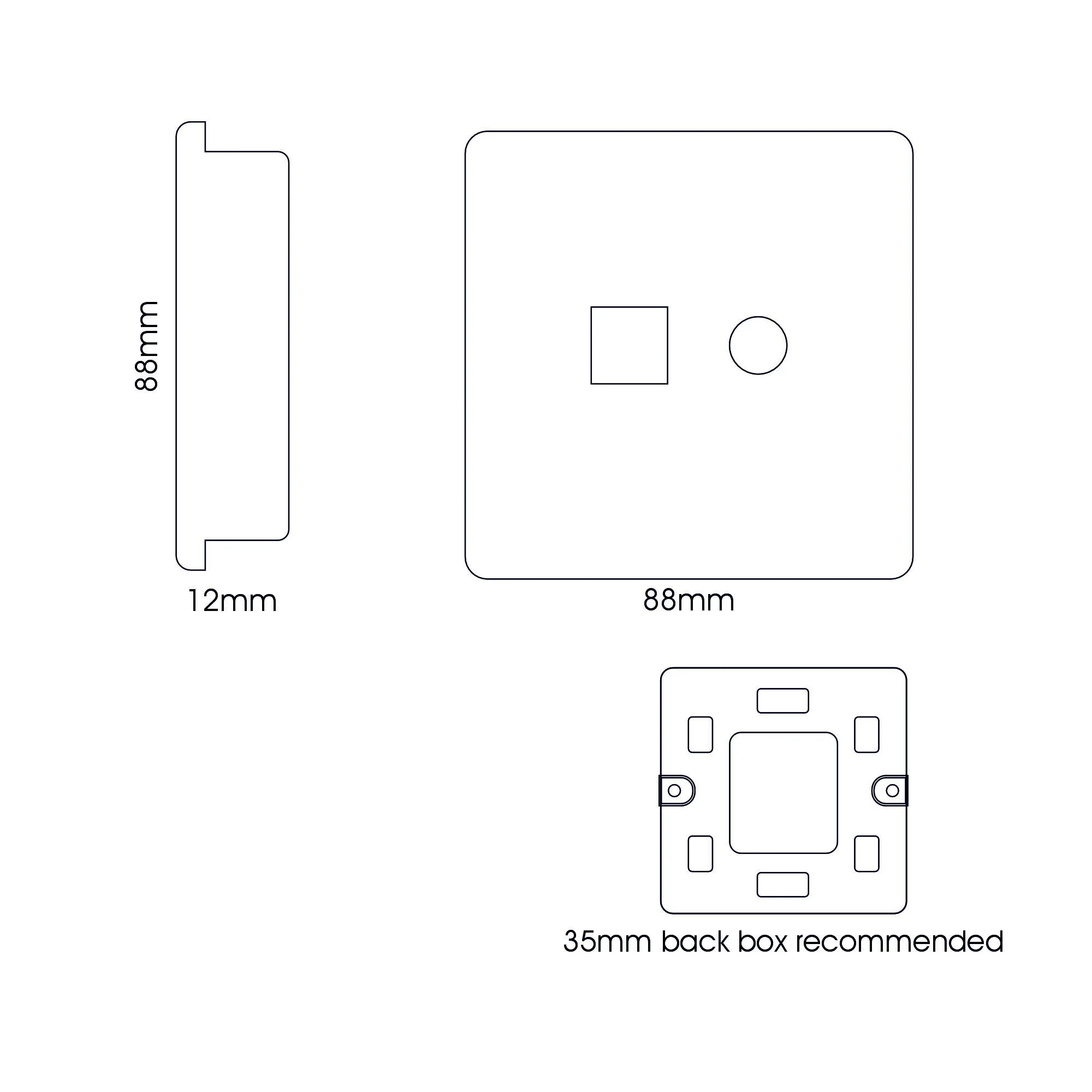 Media Sockets Wiring Accessories Trendi Decorative Screwless